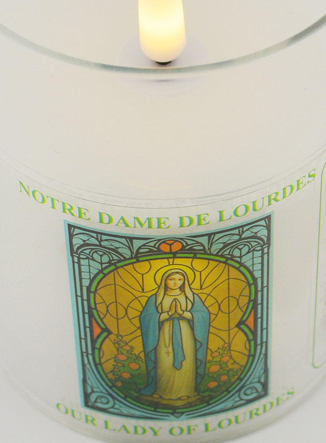 Vela de iglesia a pilas - Nuestra Señora de Lourdes (pic 4)