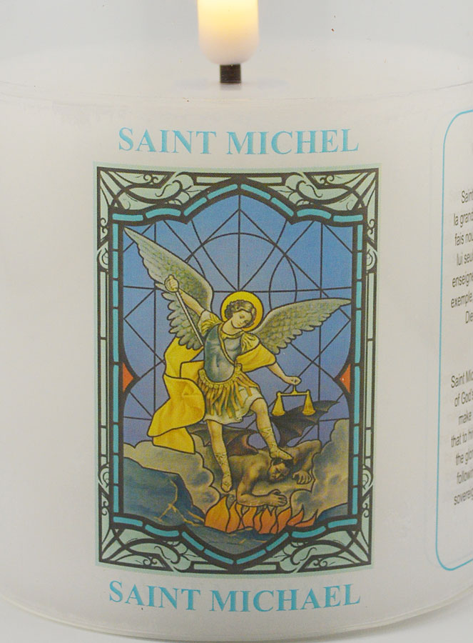 Lámpara de noche LED - Oración a San Miguel (pic 3)