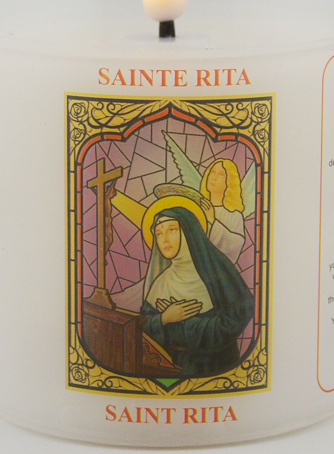 Lámpara de noche LED - Oración a Santa Rita (pic 3)