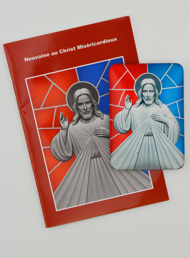 Imán + Folleto de novena - Cristo misericordioso (pic 1)