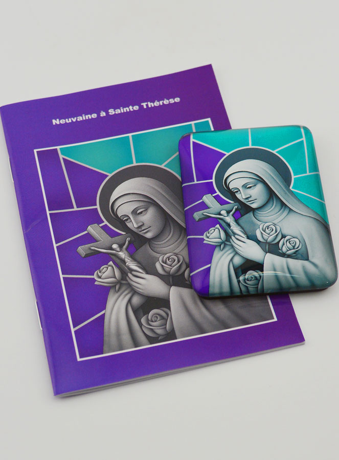 Imán + Folleto de novena – Santa Teresa (pic 2)