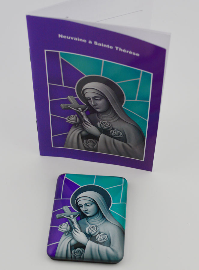 Imán + Folleto de novena – Santa Teresa (pic 3)