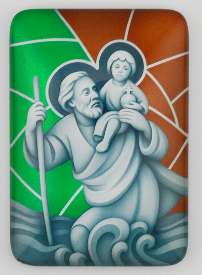 Imán y librito de novena - San Cristóbal (pic 4)