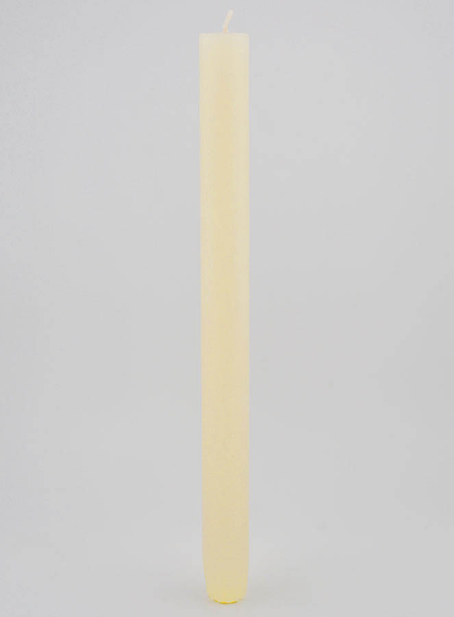 Vela Tingida Massa 27cm - Branco Pérola (pic 1)
