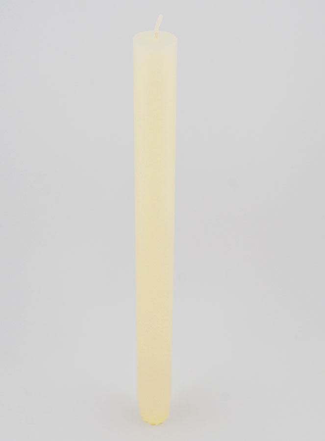 Vela Tingida Massa 27cm - Branco Pérola (pic 2)