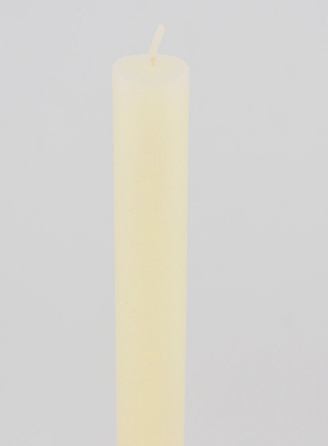 Vela Tingida Massa 27cm - Branco Pérola (pic 4)