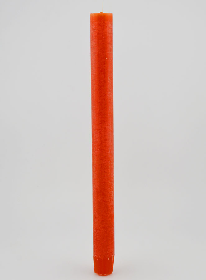 Vela Teñida en Masa 27 cm - Naranja (pic 1)