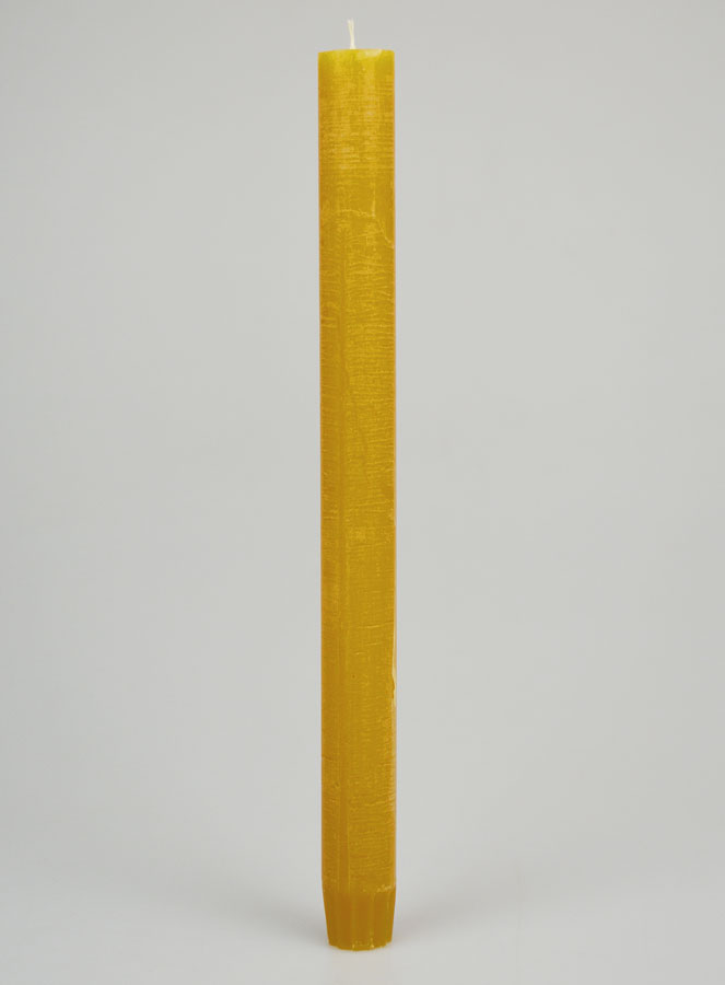 Vela de Oración Teñida en Masa - Amarillo Miel (pic 1)