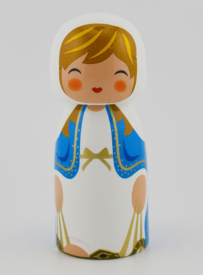Estatua de la Virgen Milagrosa - 10 cm (pic 1)