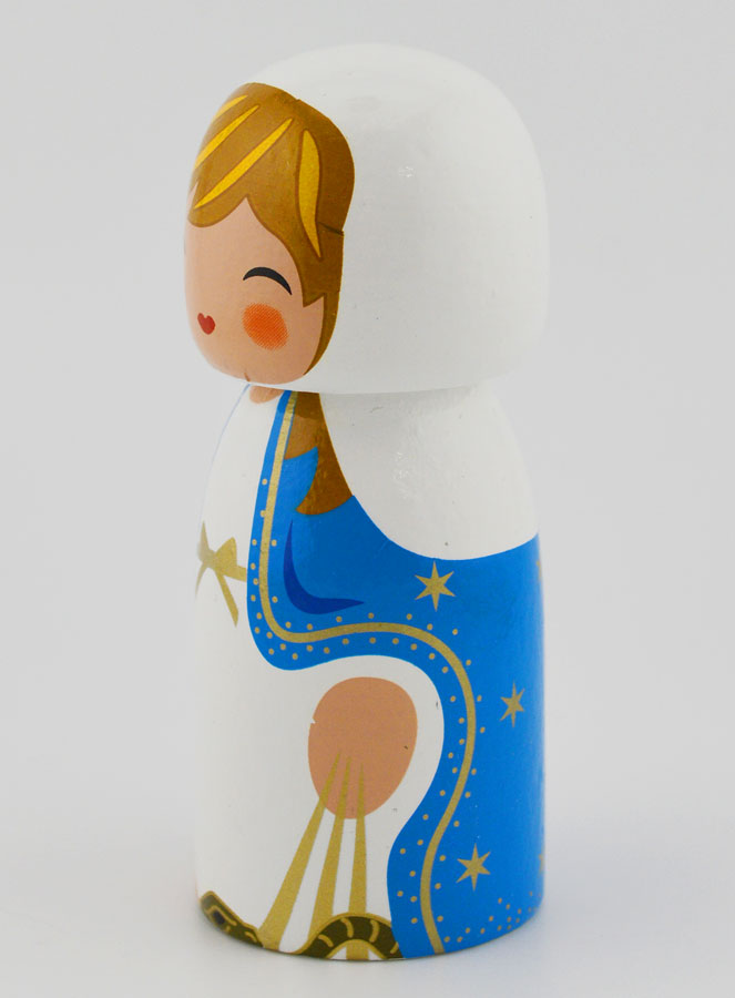 Estatua de la Virgen Milagrosa - 10 cm (pic 2)