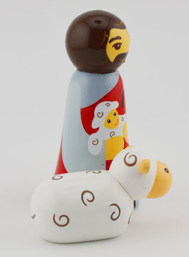 Estatua de Cristo el Buen Pastor y las Ovejas (pic 2)