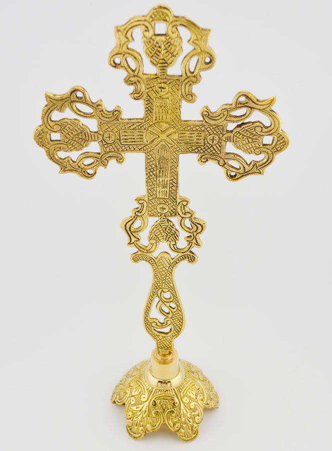 Cruz de altar calada - 28 cm (pic 2)