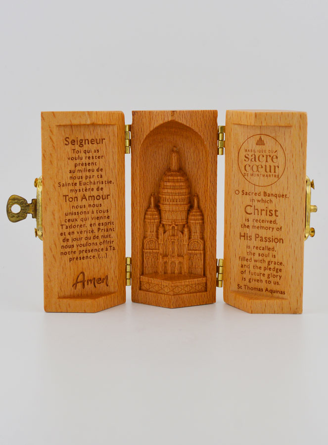 Tríptico en madera maciza - Basílica del Sagrado Corazón (pic 1)