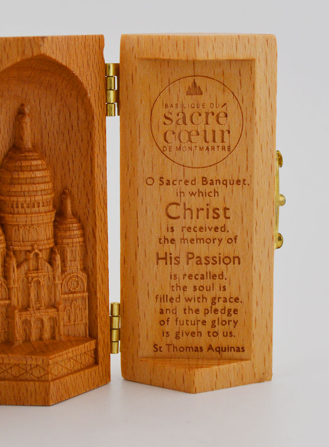 Tríptico en madera maciza - Basílica del Sagrado Corazón (pic 3)