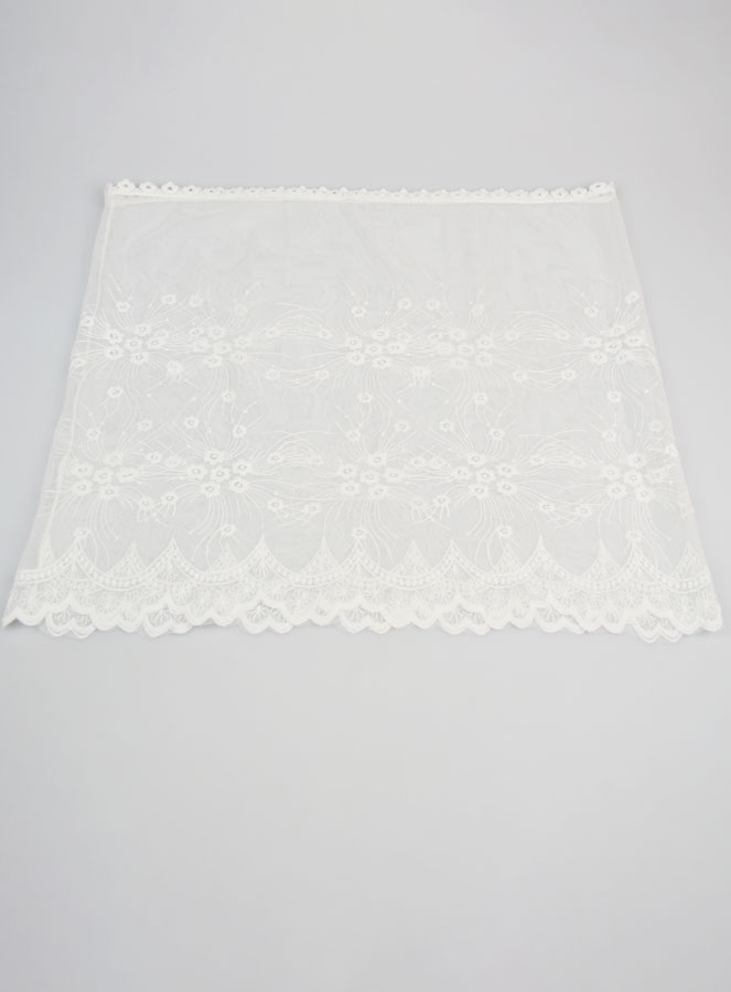 Velo Mantilla Bordado - Blanco (pic 1)