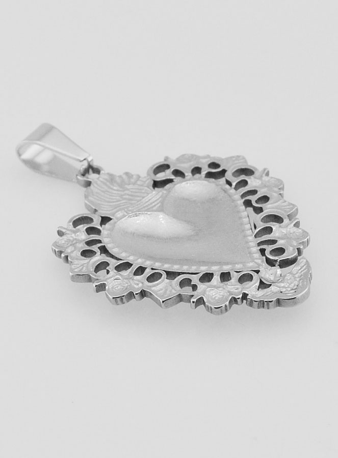 Gran Medalla de Ex voto en acero inoxidable - 37 mm (pic 4)