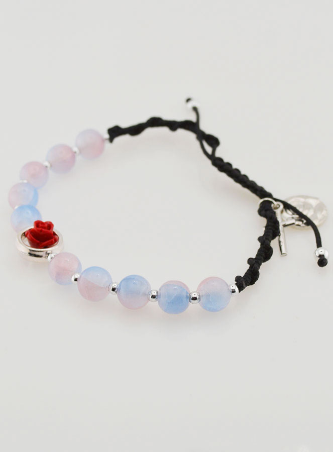 Pulsera Decenario Ajustable - Tonos Rosas (pic 4)