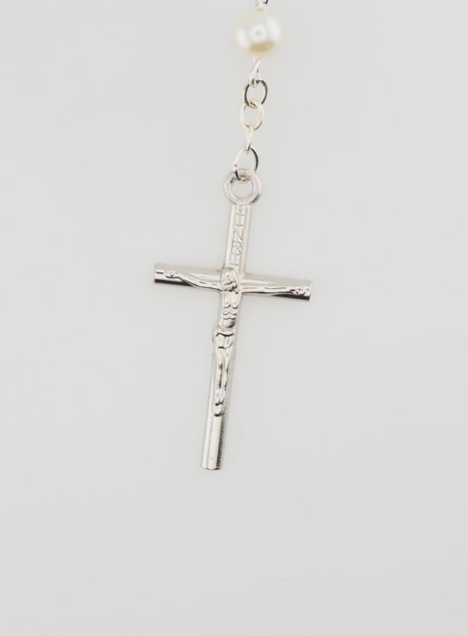 Rosario de la Medalla Milagrosa - Blanco Perlado (pic 3)