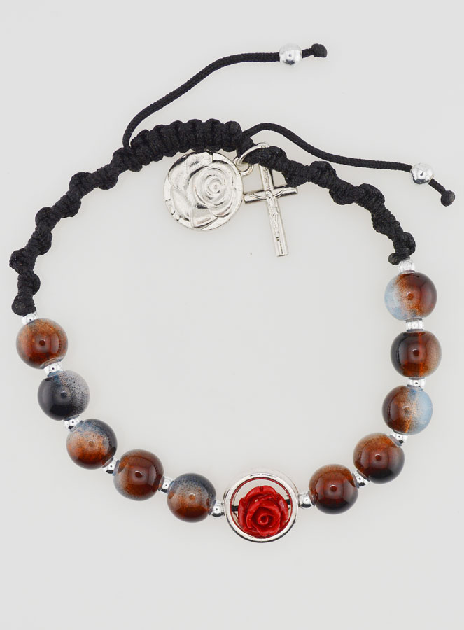 Pulsera Decenario Ajustable - Tonos Marrones (pic 1)