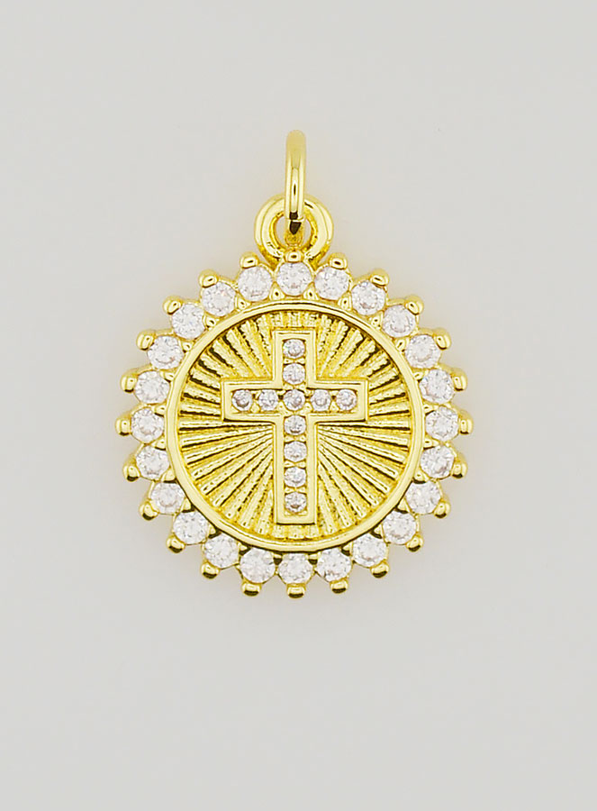 Medalla en forma de cruz dentada - 15 mm (pic 1)