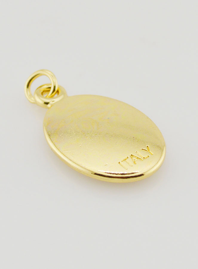 Medalla de San Miguel Arcángel Dorado - 25 mm (pic 4)