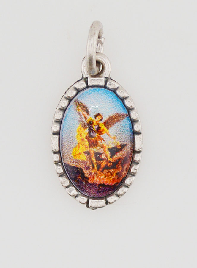 Medalla de Borde Trenzado 15mm - San Miguel (pic 1)