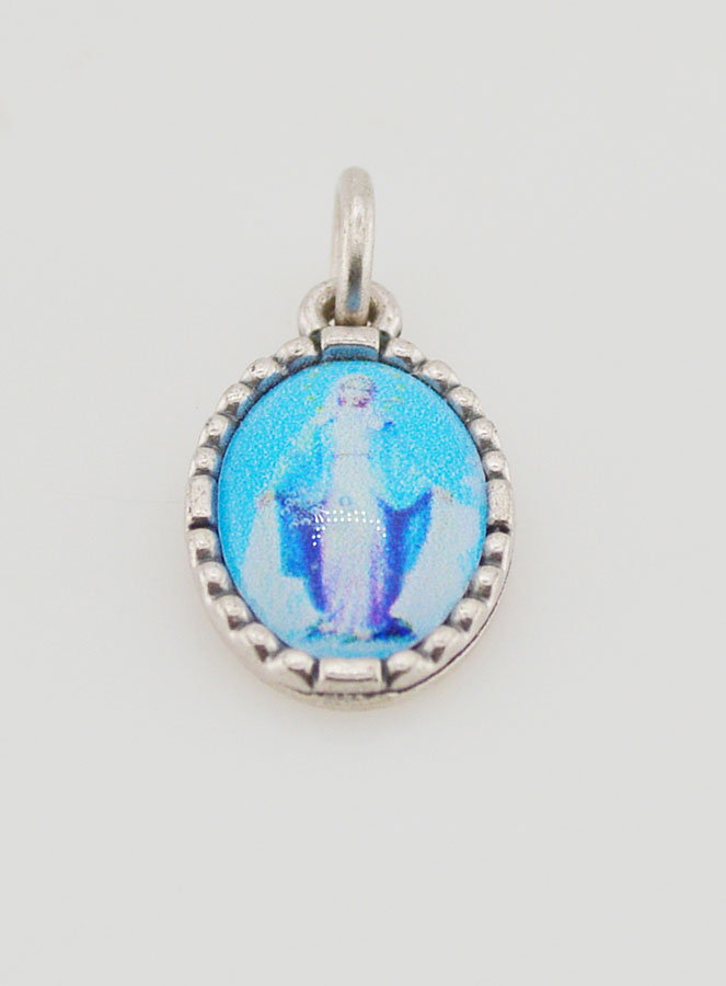 Medalla con borde trenzado de 15 mm – Virgen Milagrosa (pic 2)