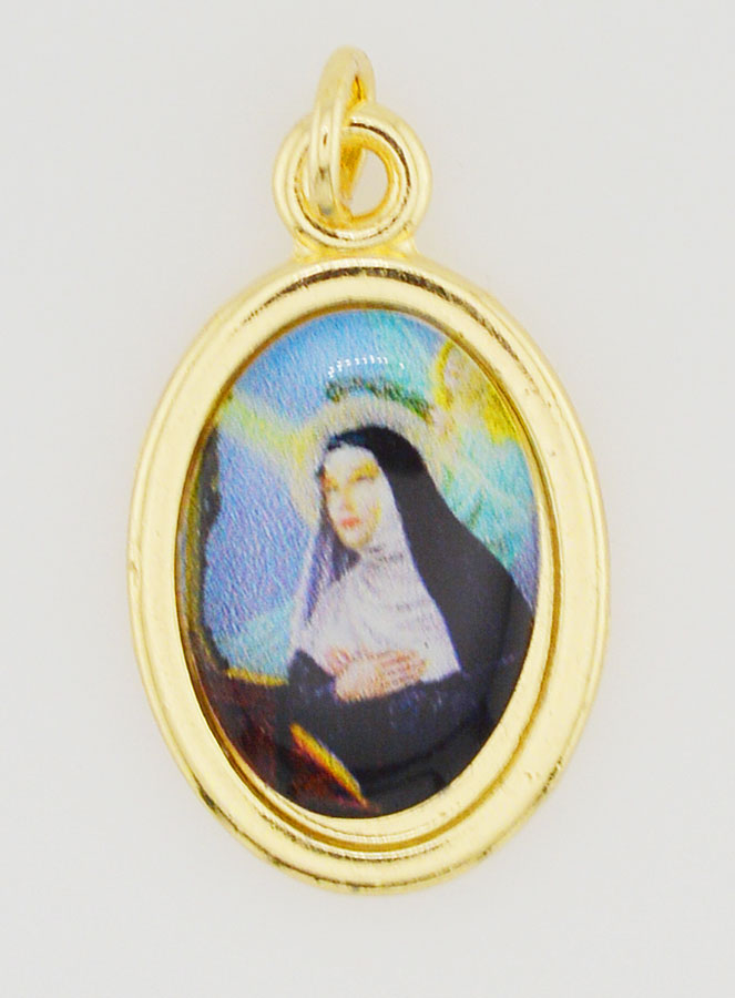 Medalla de Santa Rita Dorada - 25 mm (pic 1)