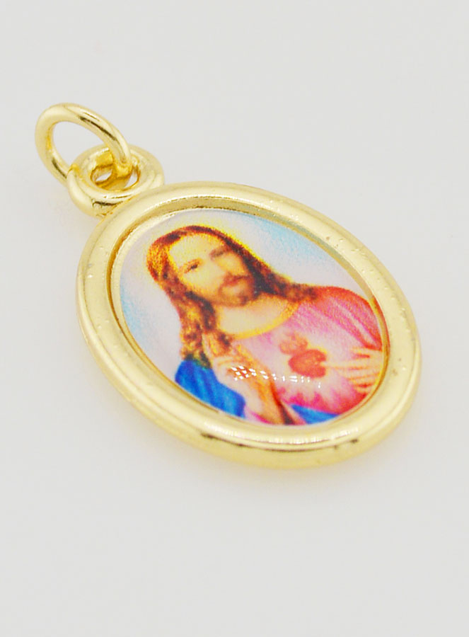 Medalla del Sagrado Corazón de Jesús - 25 mm (pic 3)