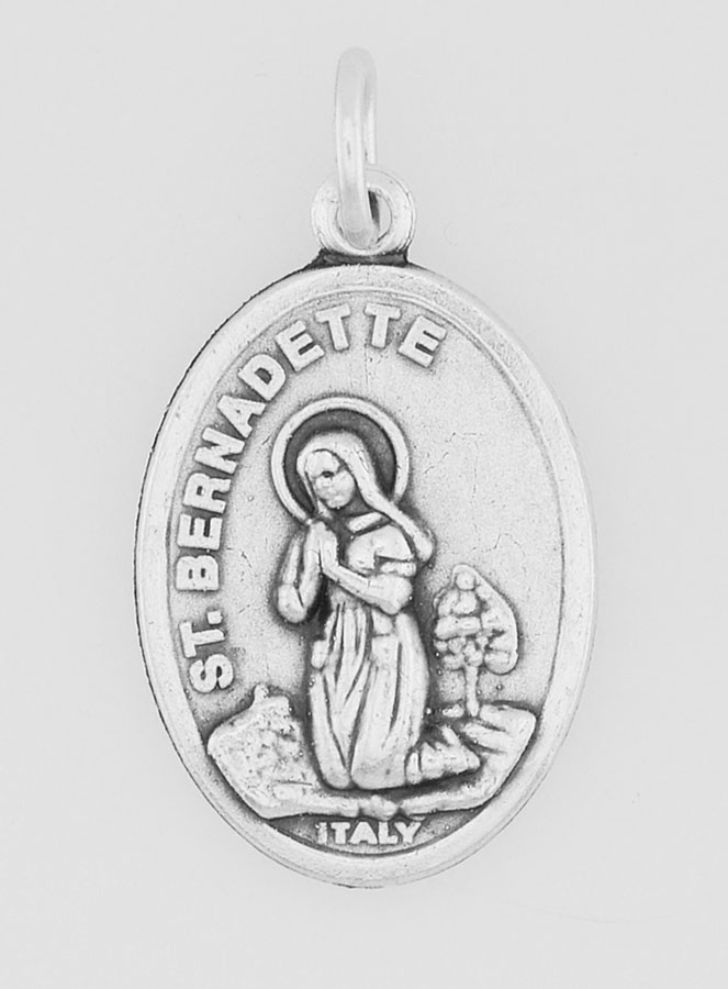 Medalla de Santa Bernadette Soubirous - 22 mm (pic 1)