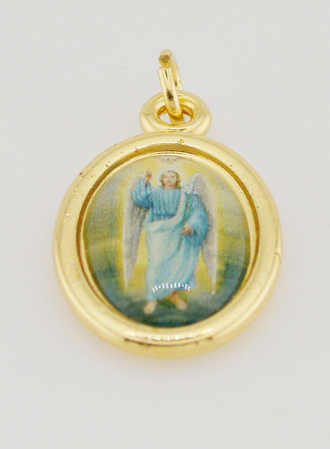 Medalla de San Gabriel Dorada - 25 mm (pic 2)