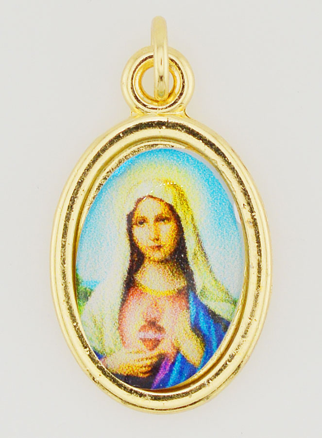 Medalla del Sagrado Corazón de María - 25 mm (pic 1)