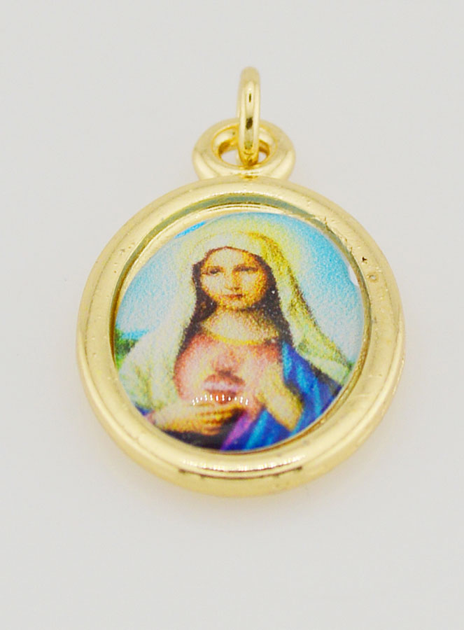 Medalla del Sagrado Corazón de María - 25 mm (pic 2)