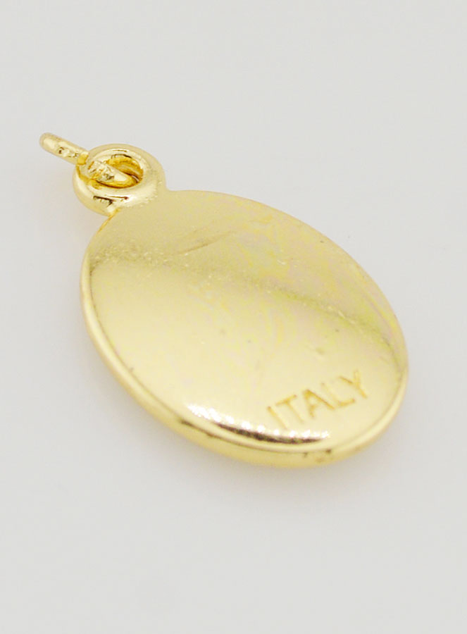 Medalha Maria Desatadora dos Nós Dourada - 25mm (pic 4)