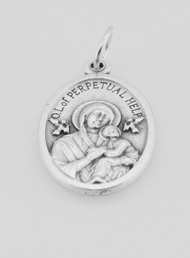 Medalla de la Virgen del Perpetuo Socorro - 22 mm (pic 2)