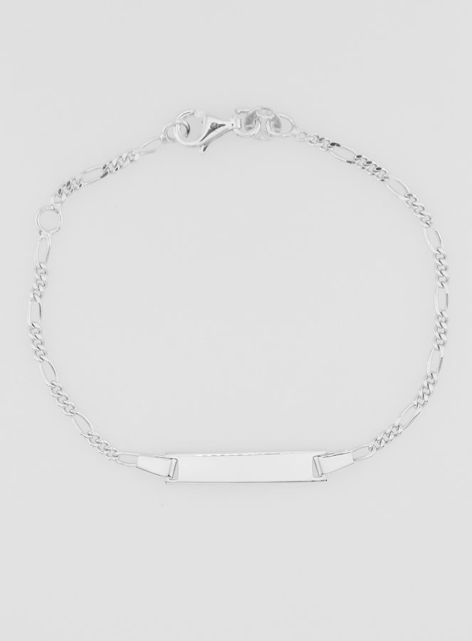 Pulsera de identidad para bebé en plata de ley 925 - 15 cm (pic 3)