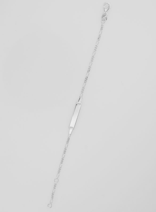 Pulsera de bautismo infantil en plata - 15 cm (pic 2)