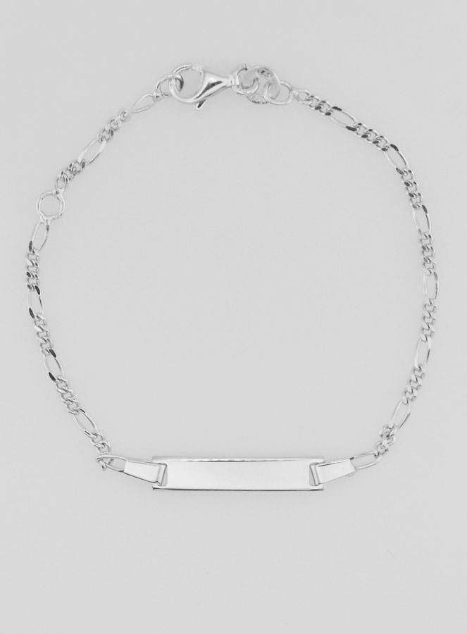 Pulsera de bautismo infantil en plata - 15 cm (pic 3)