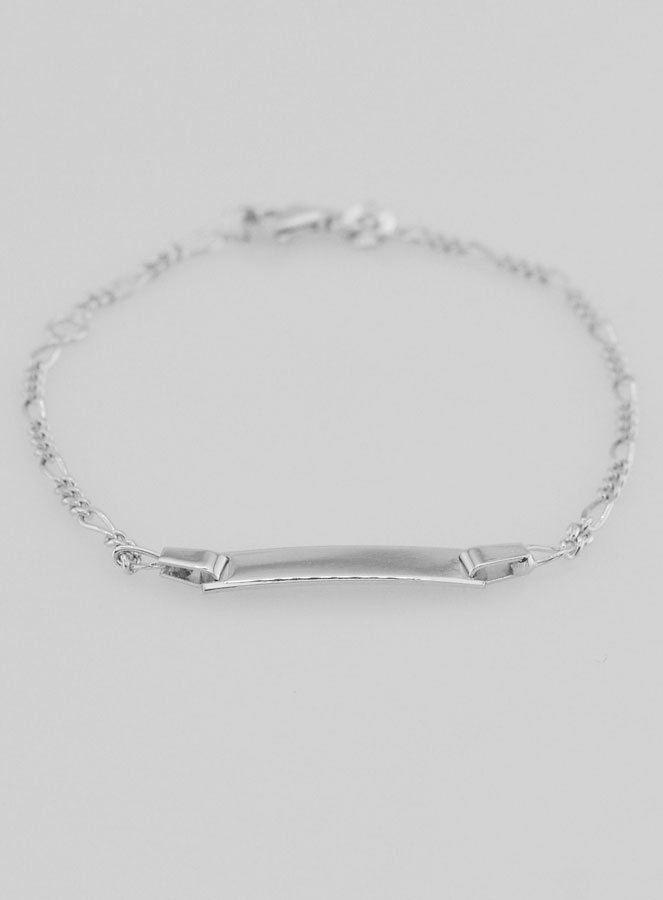 Pulsera de bautismo infantil en plata - 15 cm (pic 4)