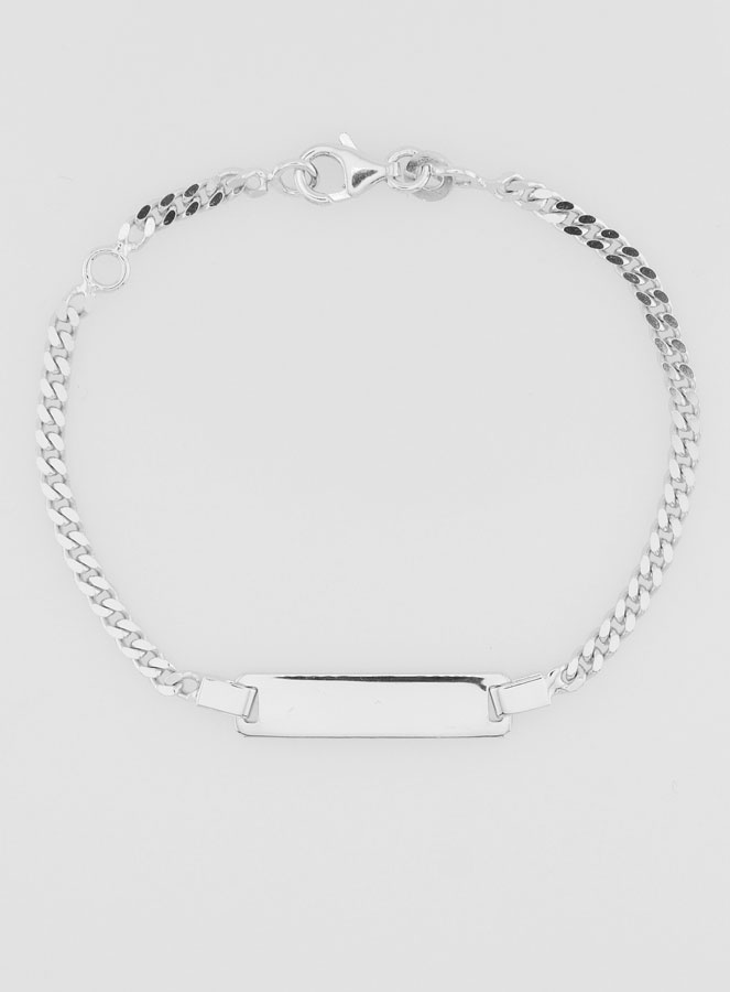 Pulsera de identidad para bebé en plata de ley 925 - 16 cm (pic 3)