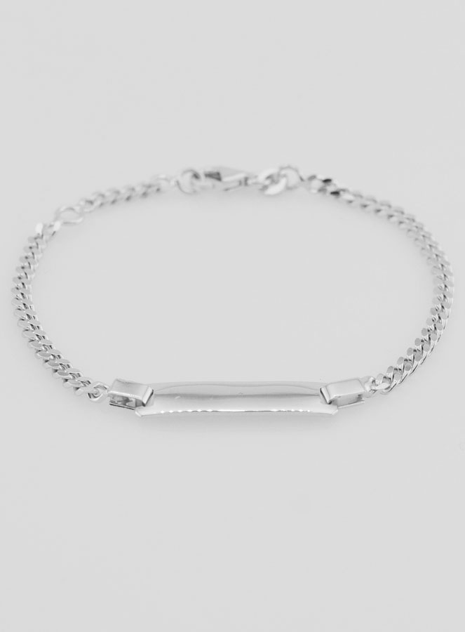 Pulsera de identidad para bebé en plata de ley 925 - 16 cm (pic 4)