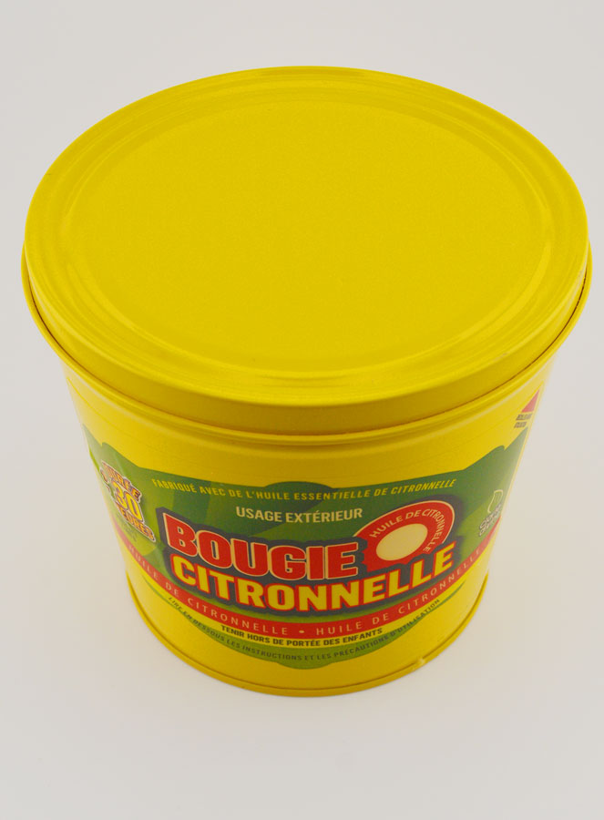 Vela Citronela Balde Metal - Amarela (pic 4)