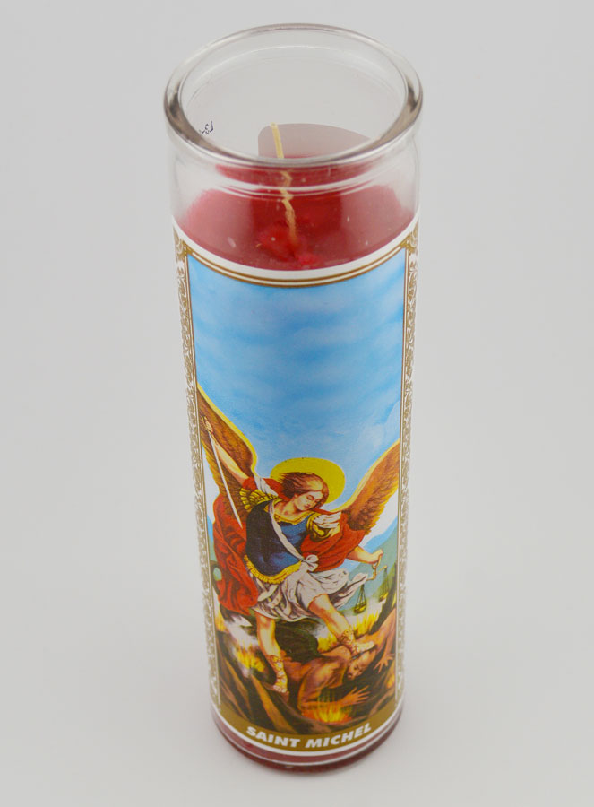 Vela em Vidro - São Miguel & Oração (pic 2)