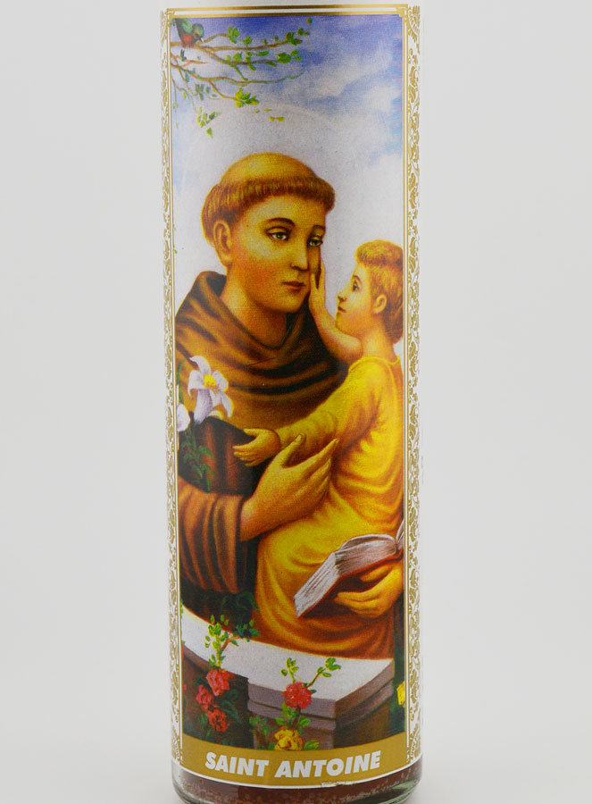 Vela em Vidro - Santo António & Oração (pic 3)