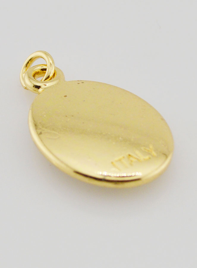 Medalha São Jorge Dourada - 25mm (pic 4)