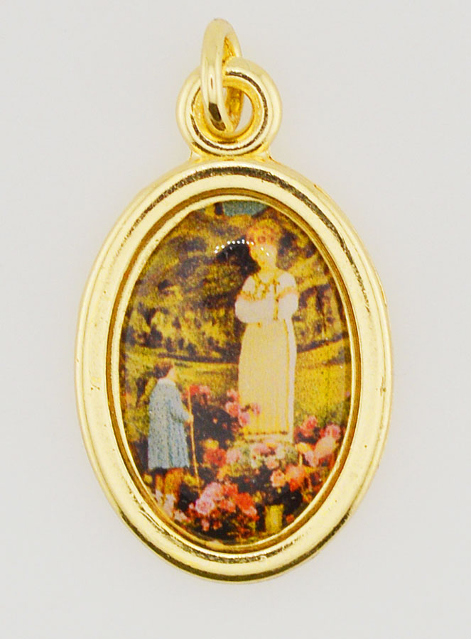 Medalla de Nuestra Señora de La Salette Dorada - 25 mm (pic 1)