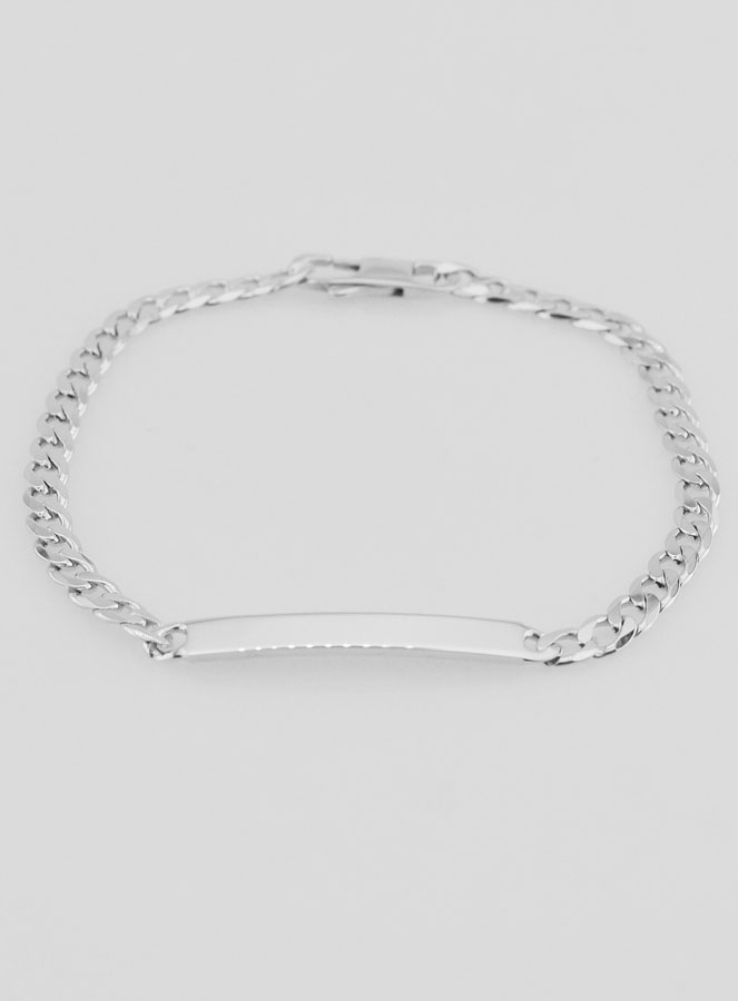 Pulseira Homem em Prata - Malha 4mm (pic 4)