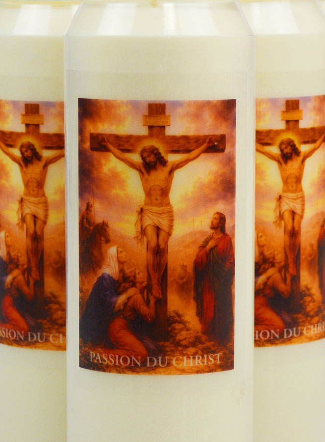 Juego de 6 velas de novena de la Pasión de Cristo (pic 3)