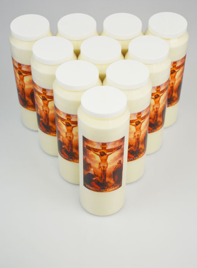 Juego de 10 velas de novena de la Pasión de Cristo (pic 2)
