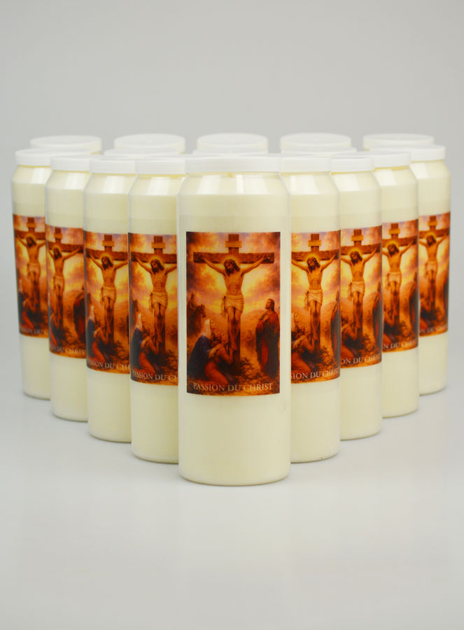 Juego de 20 velas de novena de la Pasión de Cristo (pic 1)